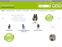 Tablet Screenshot of buerostuhl-fabrikverkauf.de
